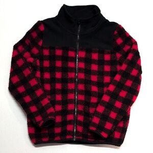 TRUE NORTH CANADA North Oak Red and Black Checkered Men's Jacket Small